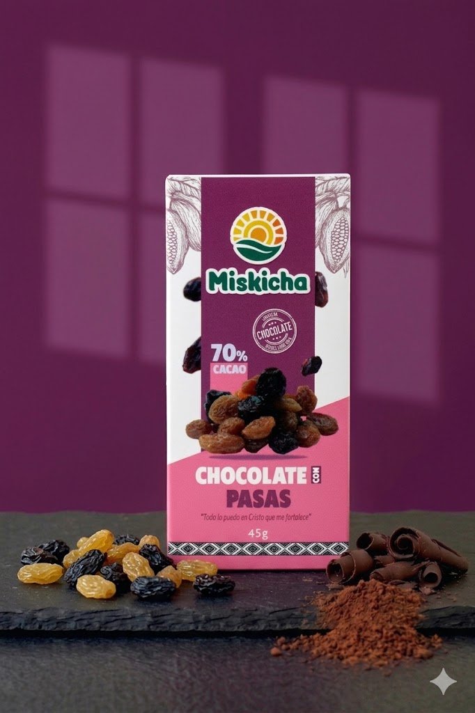 Chocolate 70% Pasas