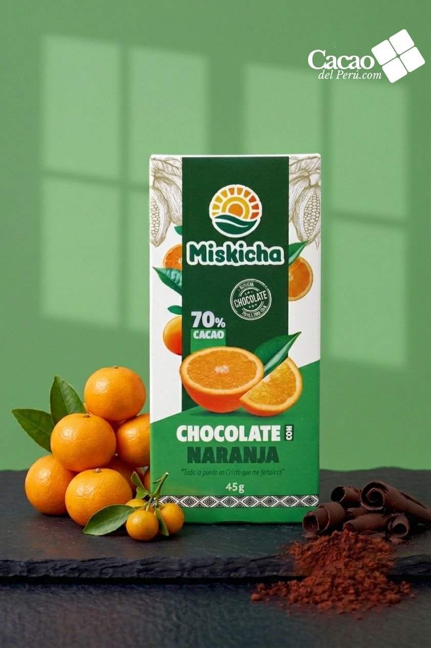 Chocolate 70% Naranja