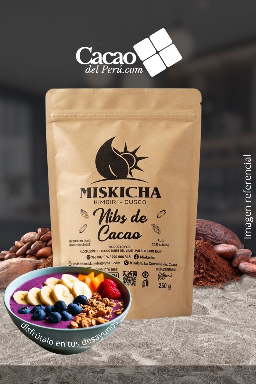 Nibs de cacao 250 g Presentación única